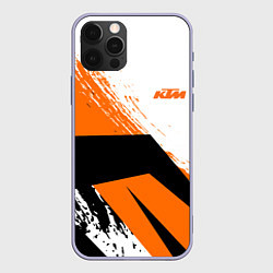 Чехол для iPhone 12 Pro KTM КТМ Z, цвет: 3D-светло-сиреневый