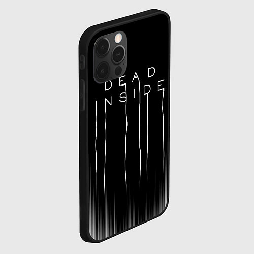 Чехол iPhone 12 Pro DEAD INSIDE DEATH STRANDING / 3D-Черный – фото 2