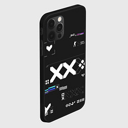 Чехол для iPhone 12 Pro Desert Eagle: Printstream Graphite, цвет: 3D-черный — фото 2