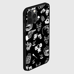 Чехол для iPhone 12 Pro КРОВОСТОК ТАТУИРОВКИ, цвет: 3D-черный — фото 2