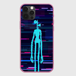Чехол для iPhone 12 Pro СИРЕНОГОЛОВЫЙ, цвет: 3D-малиновый