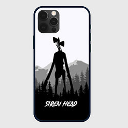 Чехол для iPhone 12 Pro SIREN HEAD DARK FOREST, цвет: 3D-черный