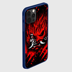 Чехол для iPhone 12 Pro SAMURAI KEANU REEVES RED, цвет: 3D-тёмно-синий — фото 2