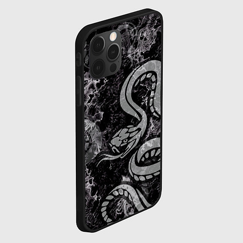 Чехол iPhone 12 Pro COBRA RAGE / 3D-Черный – фото 2