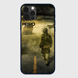 Чехол для iPhone 12 Pro Metro сталкер, цвет: 3D-черный