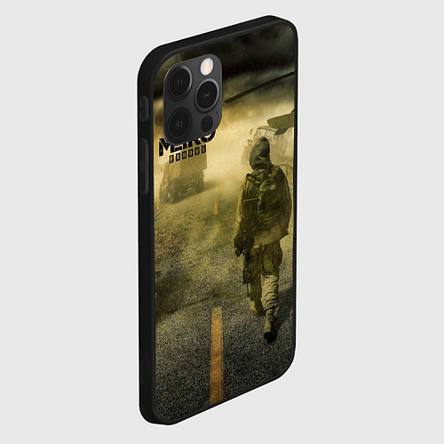 Чехол iPhone 12 Pro Metro сталкер / 3D-Черный – фото 2