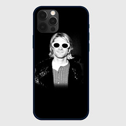 Чехол для iPhone 12 Pro Курт Кобейн в Очках Nirvana, цвет: 3D-черный