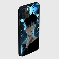 Чехол для iPhone 12 Pro Solo leveling Manga, цвет: 3D-черный — фото 2