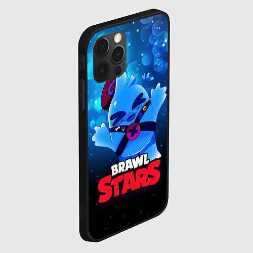 Чехол iPhone 12 Pro Сквик Squeak Brawl Stars / 3D-Черный – фото 2