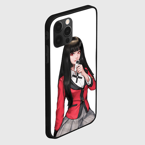 Чехол iPhone 12 Pro Jabami Yumeko Kakegurui / 3D-Черный – фото 2