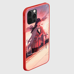 Чехол для iPhone 12 Pro Kakegurui Yumeko Jabami art, цвет: 3D-красный — фото 2