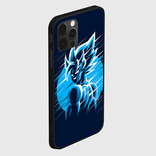 Чехол iPhone 12 Pro Dragon Ball Z Art / 3D-Черный – фото 2