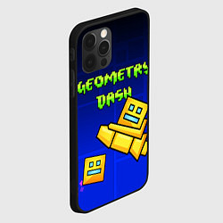 Чехол для iPhone 12 Pro Geometry Dash, цвет: 3D-черный — фото 2