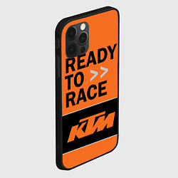 Чехол для iPhone 12 Pro KTM READY TO RACE Z, цвет: 3D-черный — фото 2