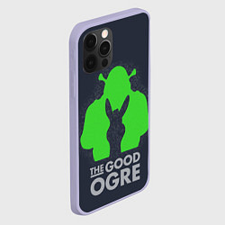 Чехол для iPhone 12 Pro Shrek: Im good ogre, цвет: 3D-светло-сиреневый — фото 2