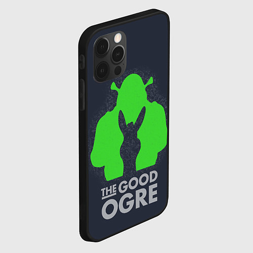 Чехол iPhone 12 Pro Shrek: Im good ogre / 3D-Черный – фото 2