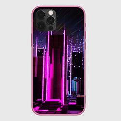 Чехол для iPhone 12 Pro PINK CITY, цвет: 3D-малиновый