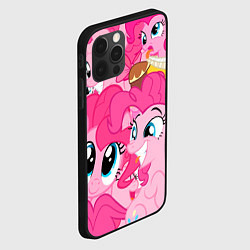 Чехол для iPhone 12 Pro Pinkie Pie pattern, цвет: 3D-черный — фото 2