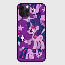 Чехол для iPhone 12 Pro Twilight Sparkle, цвет: 3D-черный