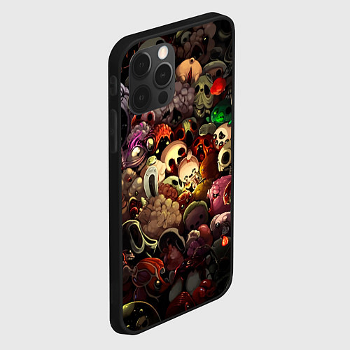 Чехол iPhone 12 Pro Кошмар Исаака / 3D-Черный – фото 2