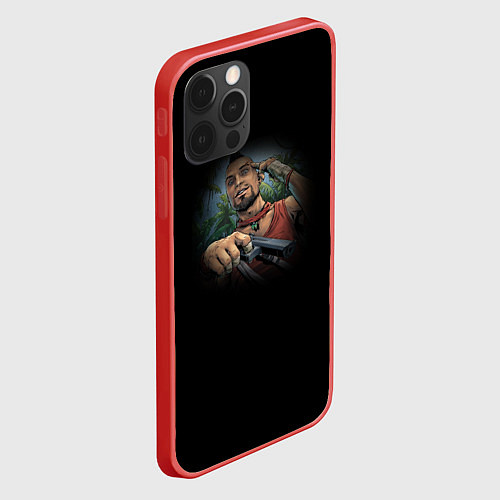 Чехол iPhone 12 Pro FarCry 3 / 3D-Красный – фото 2