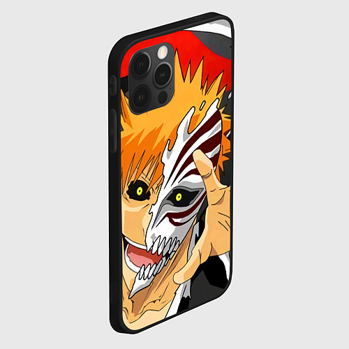 Чехол iPhone 12 Pro Bleach, Ичиго Куросаки / 3D-Черный – фото 2