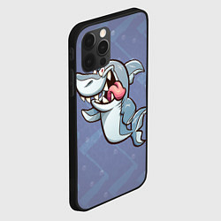 Чехол для iPhone 12 Pro Акула, цвет: 3D-черный — фото 2