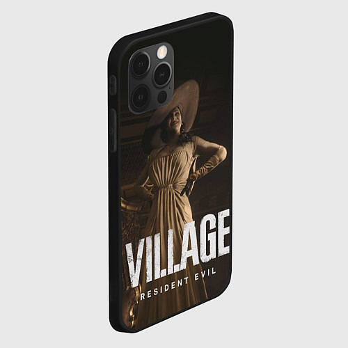 Чехол iPhone 12 Pro RESIDENT EVIL VILLAGE / 3D-Черный – фото 2