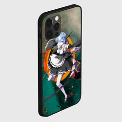 Чехол для iPhone 12 Pro Rem, цвет: 3D-черный — фото 2