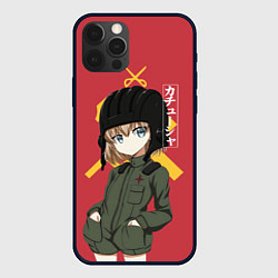 Чехол для iPhone 12 Pro Катюша, цвет: 3D-черный
