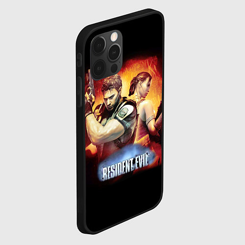 Чехол iPhone 12 Pro Resident Evil Рэдфилд / 3D-Черный – фото 2