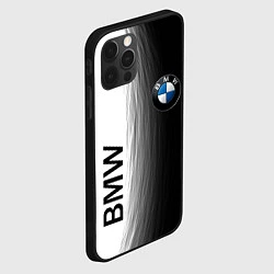 Чехол для iPhone 12 Pro Black and White BMW, цвет: 3D-черный — фото 2