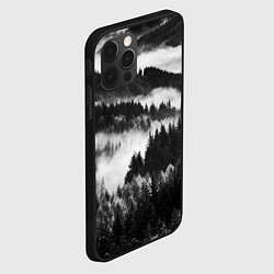 Чехол для iPhone 12 Pro ТУМАННЫЙ ЛЕС МРАЧНЫЙ ЛЕС, цвет: 3D-черный — фото 2