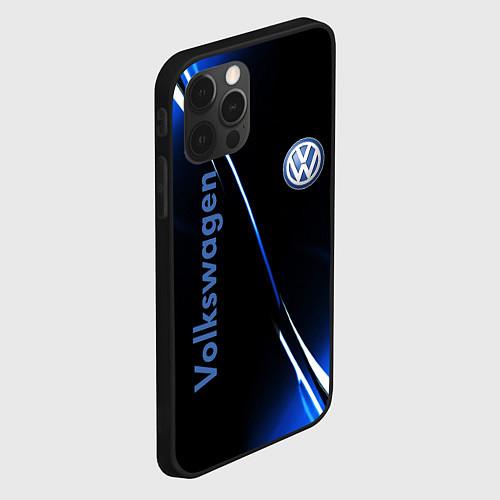 Чехол iPhone 12 Pro VOLKSWAGEN / 3D-Черный – фото 2