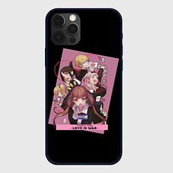Чехол для iPhone 12 Pro Kaguya Sama Госпожа Кагуя, цвет: 3D-черный