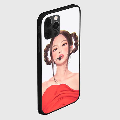 Чехол iPhone 12 Pro Sweet Jannie / 3D-Черный – фото 2