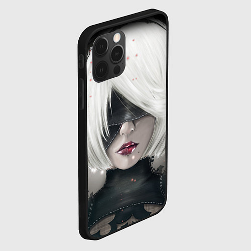 Чехол iPhone 12 Pro YoRHa Nier Z / 3D-Черный – фото 2