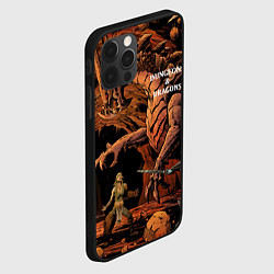 Чехол для iPhone 12 Pro Dungeons and Dragons Схватка, цвет: 3D-черный — фото 2