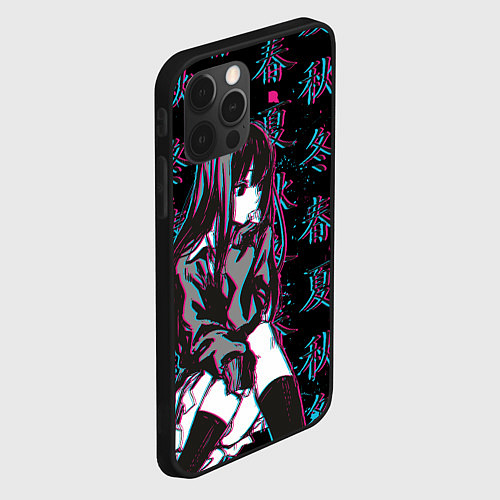 Чехол iPhone 12 Pro Sad Anime Girl / 3D-Черный – фото 2