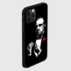 Чехол для iPhone 12 Pro Крёстный Отец The Godfather, цвет: 3D-черный — фото 2