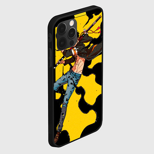 Чехол iPhone 12 Pro Трафальгар Ло из One Piece / 3D-Черный – фото 2