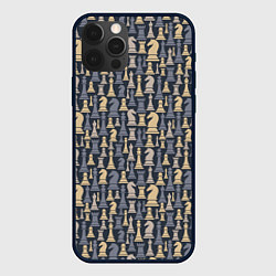 Чехол для iPhone 12 Pro Шахматист, цвет: 3D-черный
