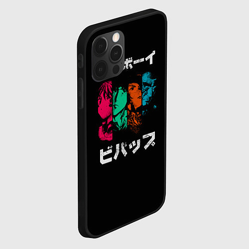 Чехол iPhone 12 Pro Cowboy Bebop / 3D-Черный – фото 2