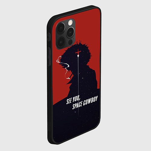 Чехол iPhone 12 Pro Cowboy Bebop - Spike / 3D-Черный – фото 2