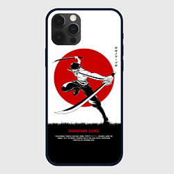 Чехол для iPhone 12 Pro Ророноа Зоро One Piece, цвет: 3D-черный