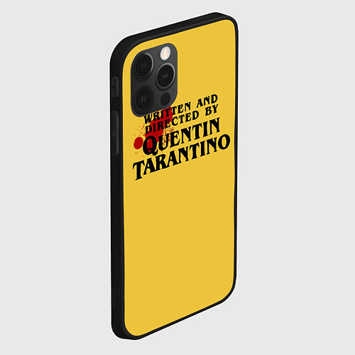 Чехол iPhone 12 Pro Quentin Tarantino / 3D-Черный – фото 2