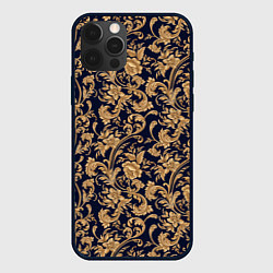 Чехол для iPhone 12 Pro Versace классические узоры, цвет: 3D-черный