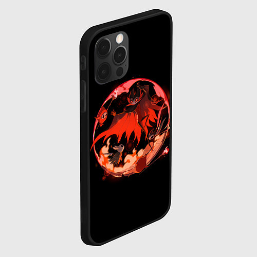 Чехол iPhone 12 Pro Мир Пустого рыцаря / 3D-Черный – фото 2