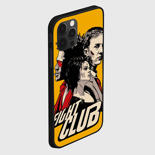Чехол iPhone 12 Pro Бойцовский Клуб Три личности / 3D-Черный – фото 2