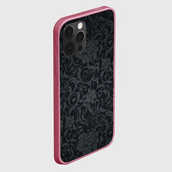 Чехол для iPhone 12 Pro Dark Pattern, цвет: 3D-малиновый — фото 2